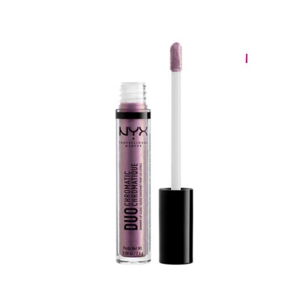 NWT NYX Chromatic purple lipgloss + LA Girl Neon Shockwave purple eyeliner - Picture 2 of 8